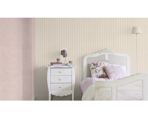 Vliesbehang 515329 Trianon XIII strepen roze