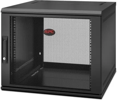 APC NetShelter WX AR109SH6 - Kabinet - vægmonterbar - sort - 9U - 19