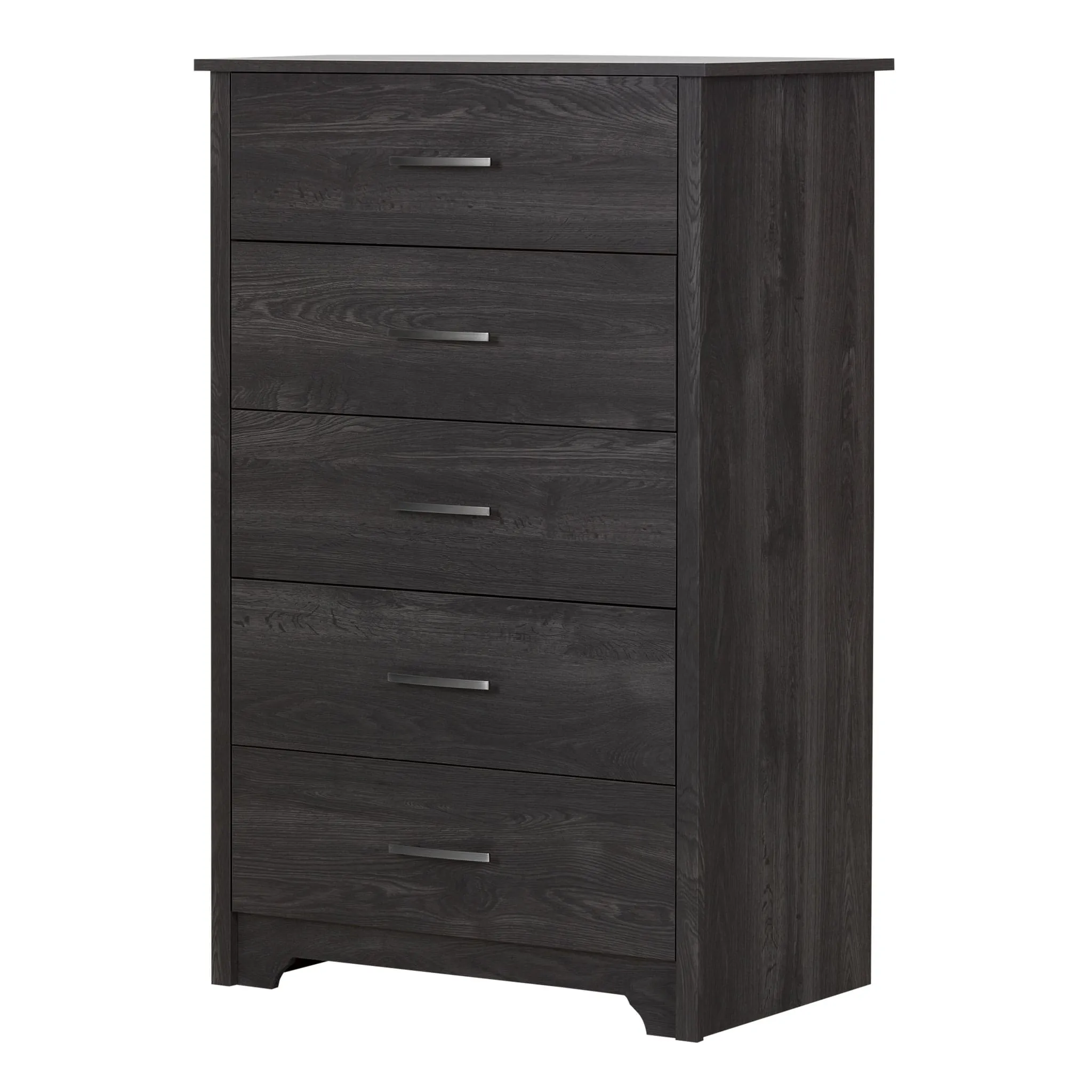 South Shore Commode 5 Tiroirs - Fusion Chêne Gris