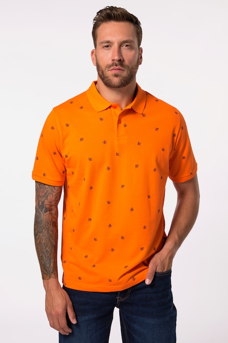 Poloshirt, Halbarm, Piquee, Minimalmuster, bis 8 XL