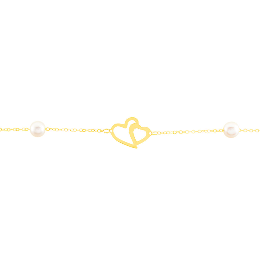 Bracelet Cenzo Or Jaune Perles De Culture