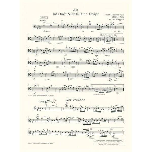 Schott Cello Fake Book