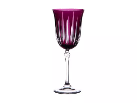 Coffret de 6 verres à pied Divina violet 28 cl