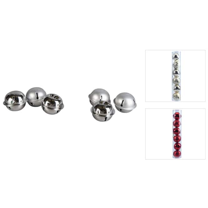 Streudeko - Glöckchen - Ø = 4 cm - 6 Stück - 1 Set