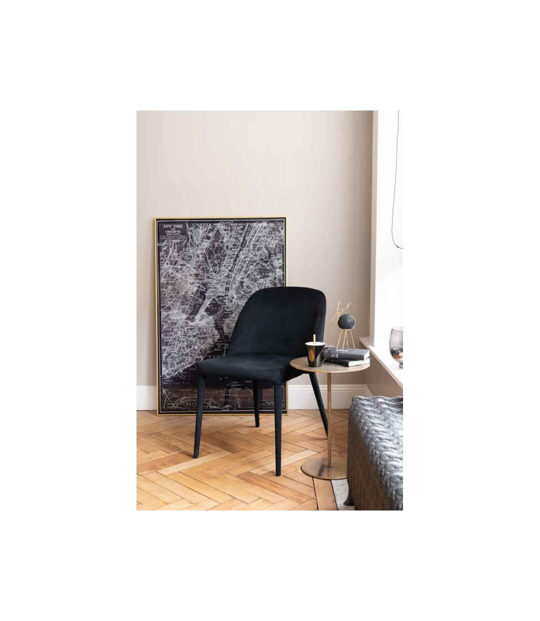 Paris Prix - Cadre Photo Déco new York 79x120cm Noir