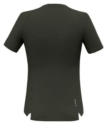 T-Shirt Technique Femme Salewa Puez Dry Khaki