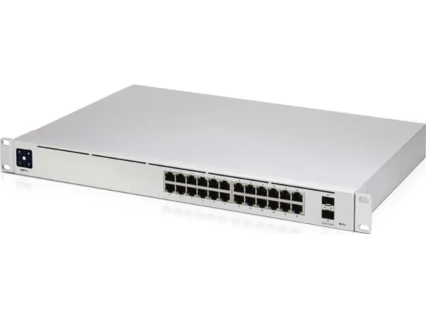 Ubiquiti UniFi Switch USW-Pro-24 - Switch - L3 - Administreret - 24 x 10/100/1000   2 x 10 Gigabit SFP  (uplink) - monterbar på stativ, desktop