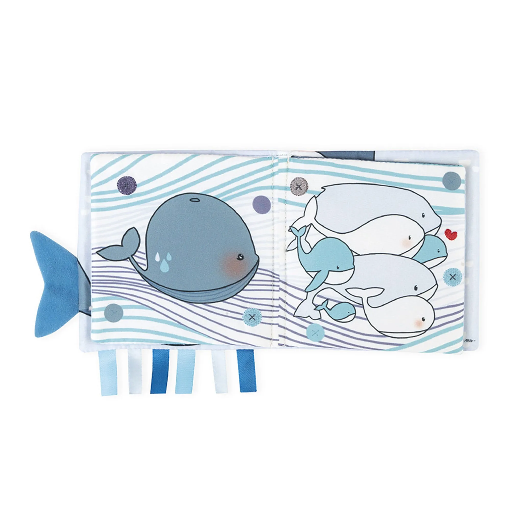 Kaloo Livre d'Éveil Baleine