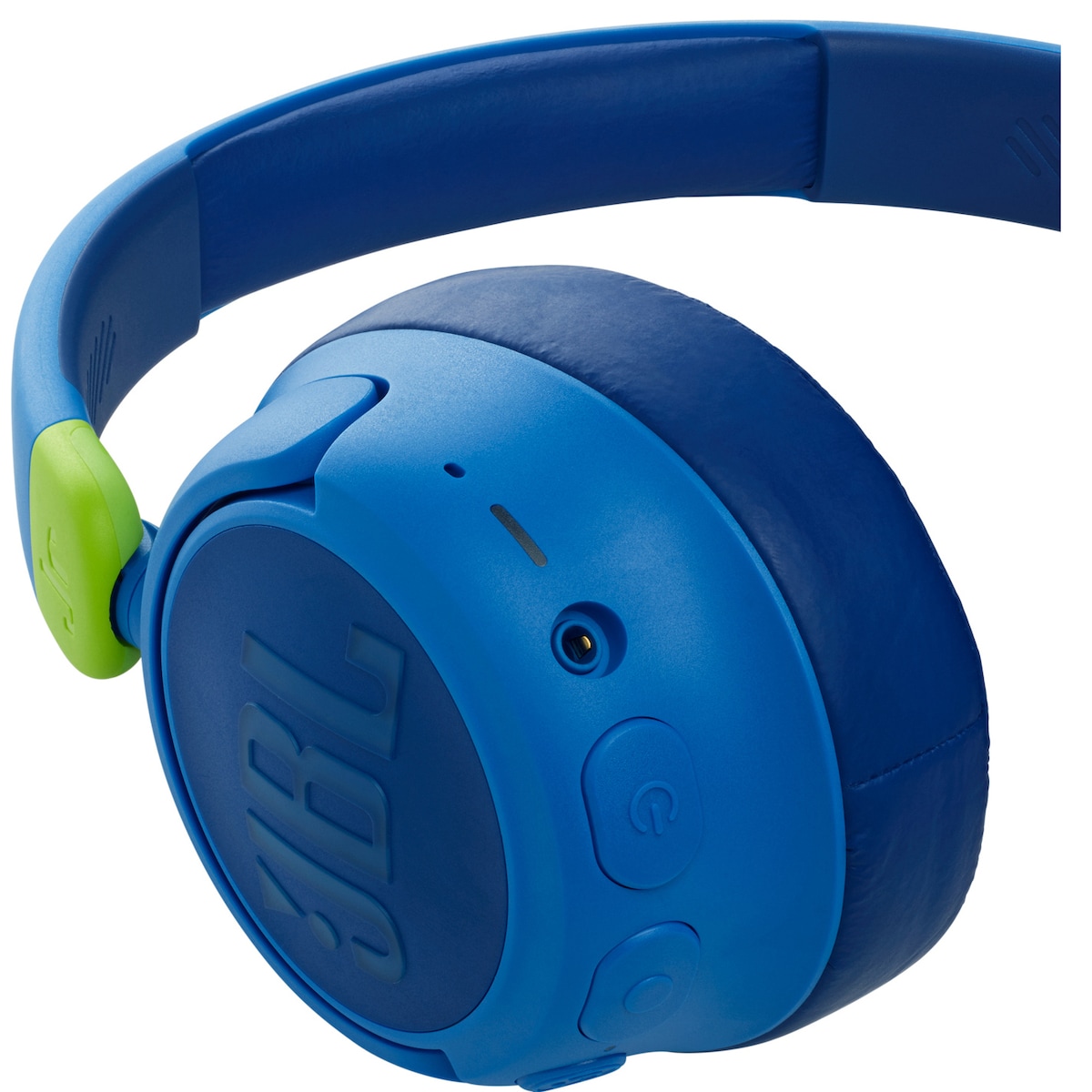 JBL Jr460NC trådløse on-ear hodetelefoner (blå)