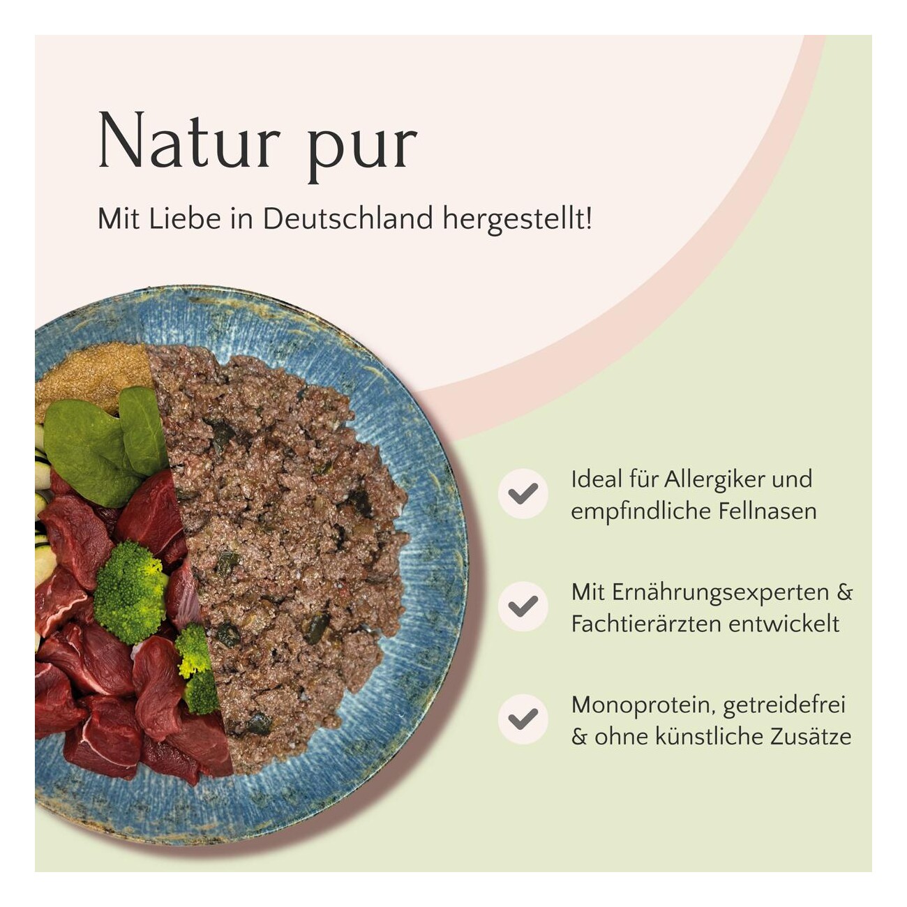 FAVLY Petfood Nassfutter Wild mit Amaranth, Brokkoli & Leinöl 6x800 g
