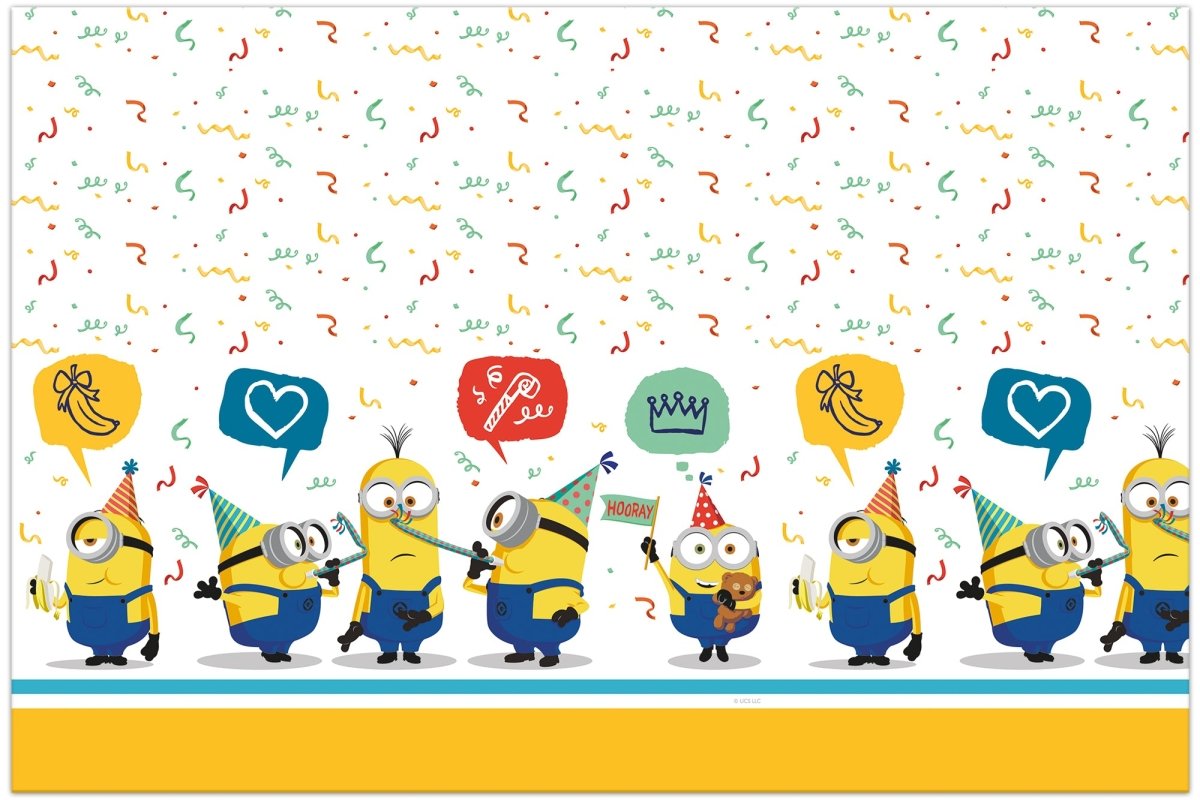 Minions Tafelkleed Plastic 1,8m