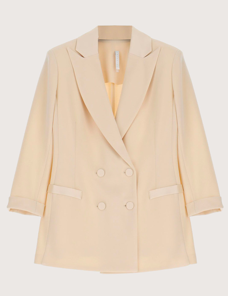 IMPERIAL VESTE BLAZER FEMME BOUTONS APPARENTS ECRU