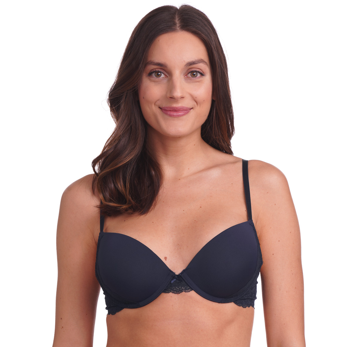Gina Benotti Damen Push-Up-BH mit Spitze dunkelblau