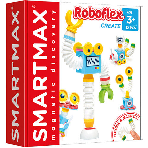 Smartmax magnetische bouwset roboflex - 12st