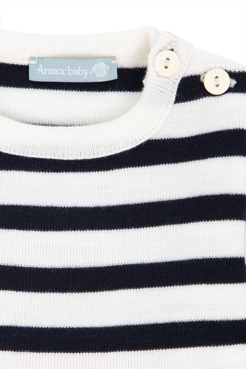 Pull marin rayé 