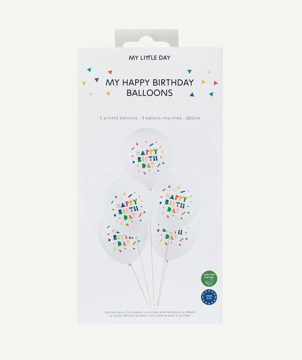 MY LITTLE DAY5 ballons de baudruche imprimés anniversaire