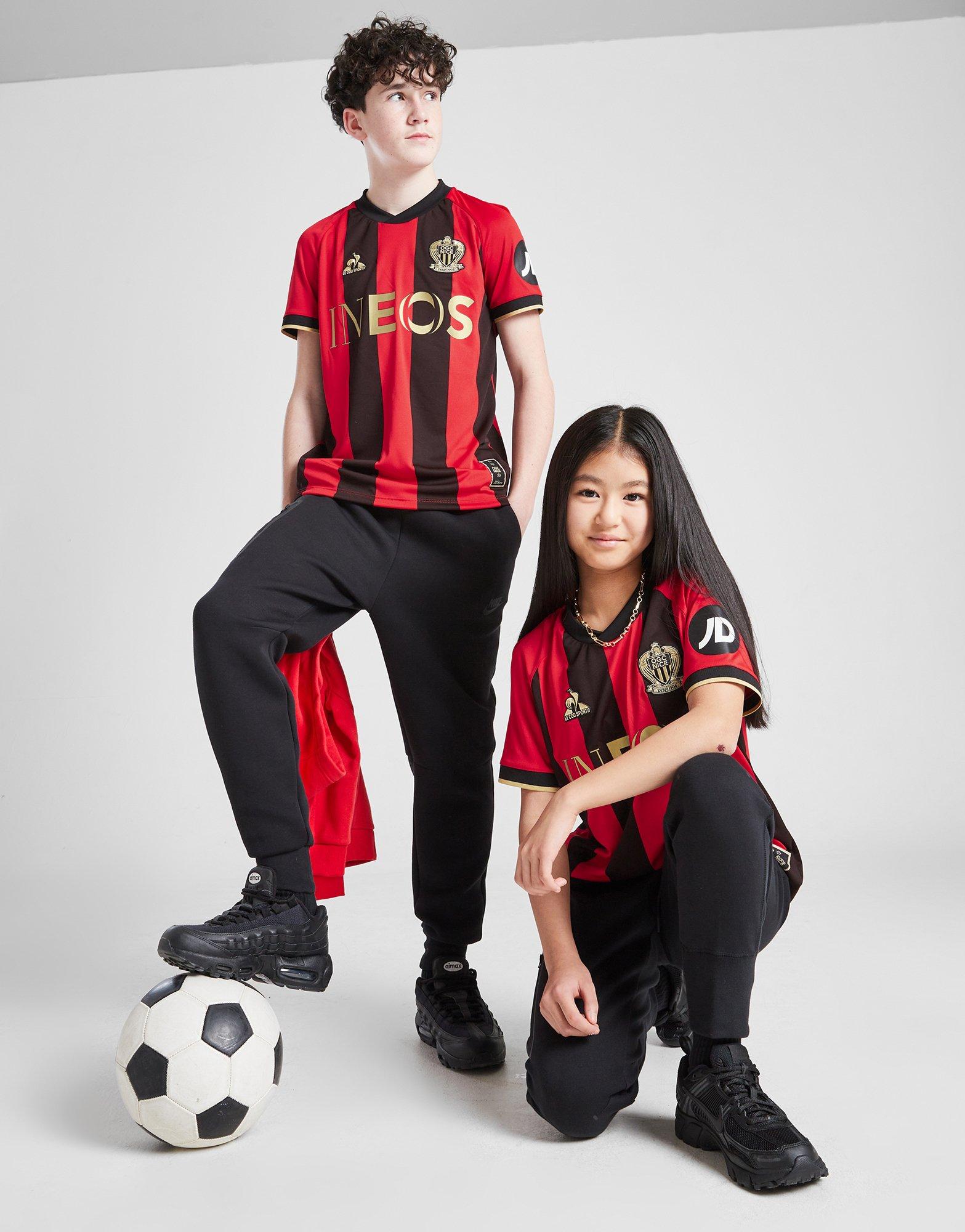 Le Coq Sportif Maillot Domicile OGC Nice 2024/25 Junior