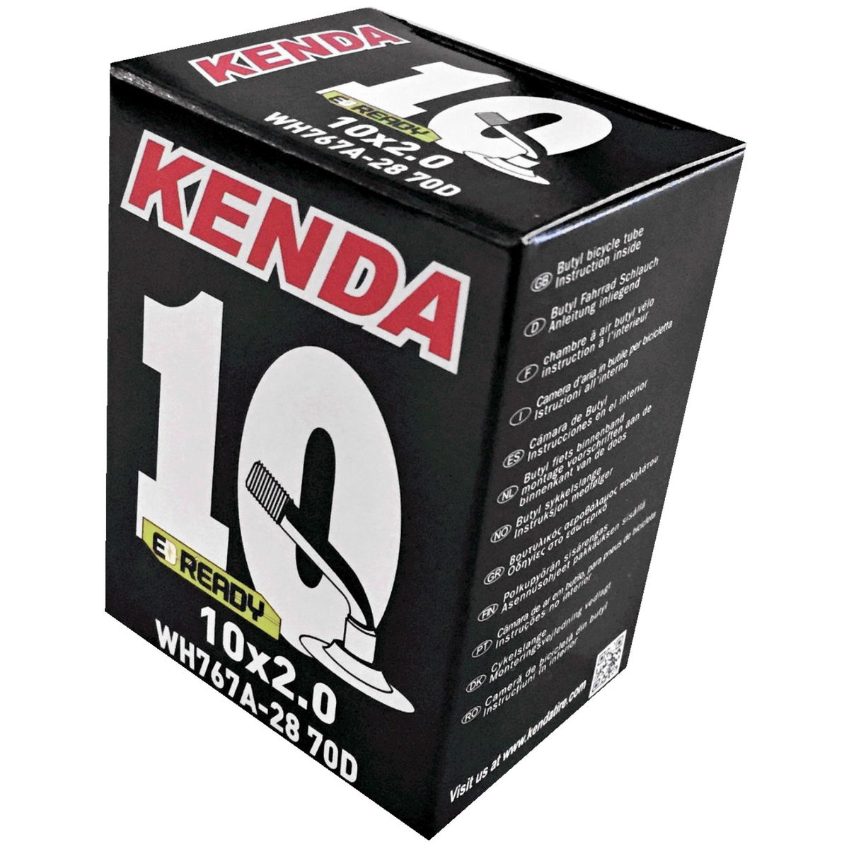 4mybabyKenda Ersatzschlauch 10x2.00 Winkelventil