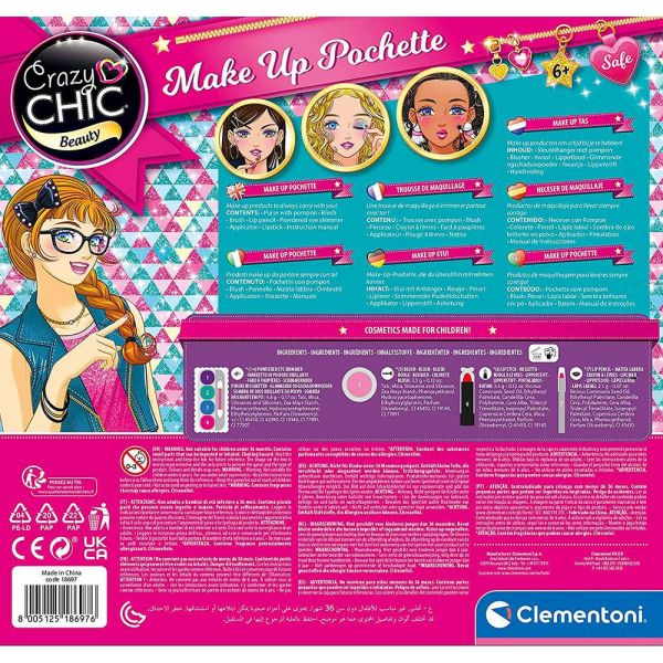 Clementoni Crazy Chic: Mala de Maquilhagem