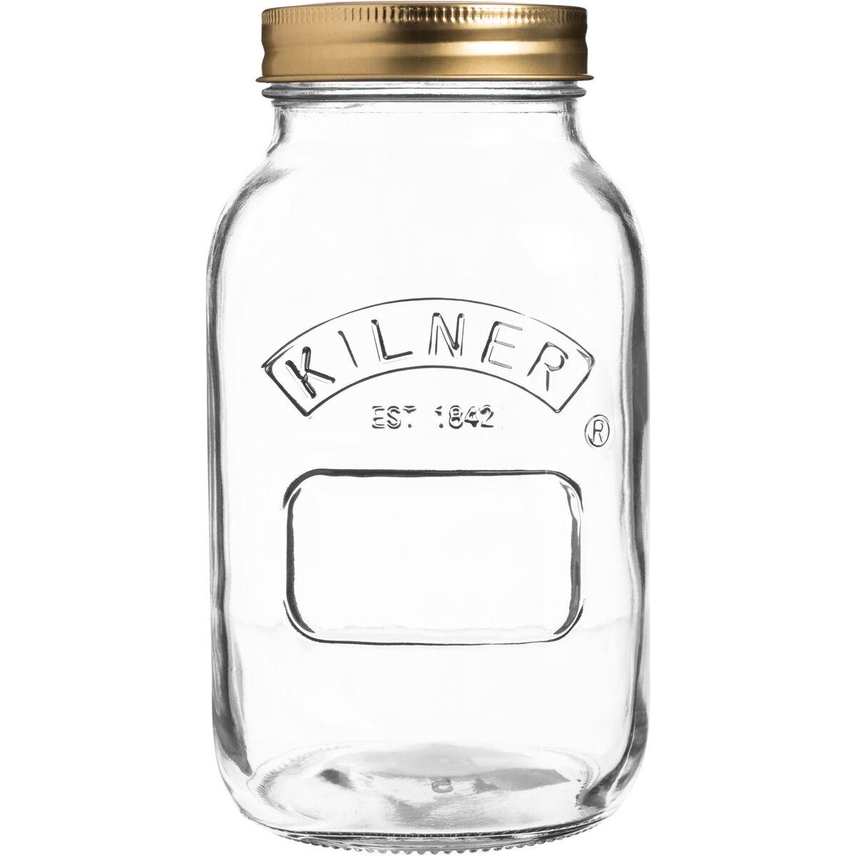 Konserveringskrukke 1 liter Rund