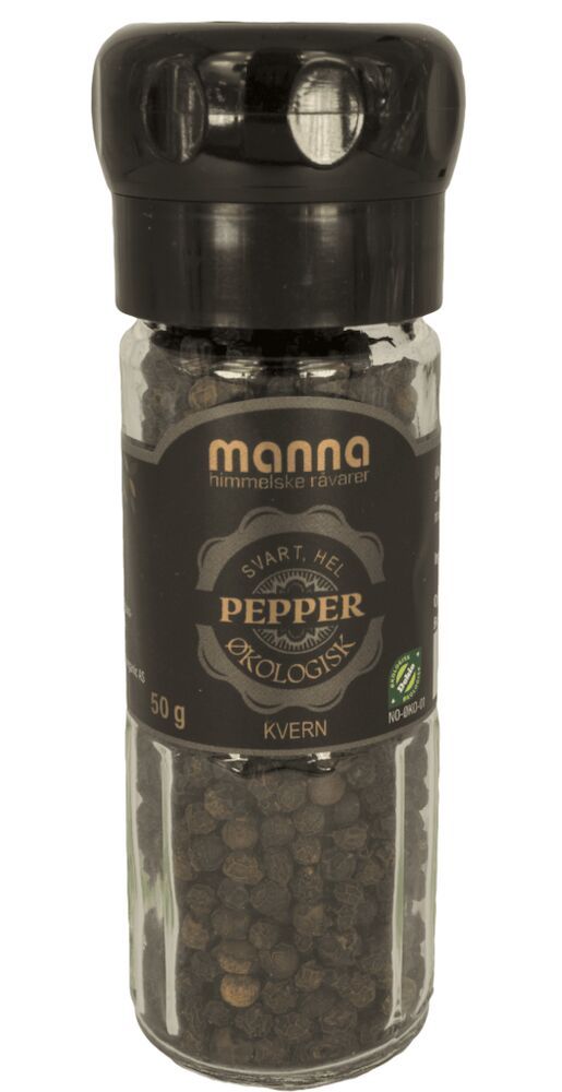 Manna Pepper,hel, økologisk 50 gr