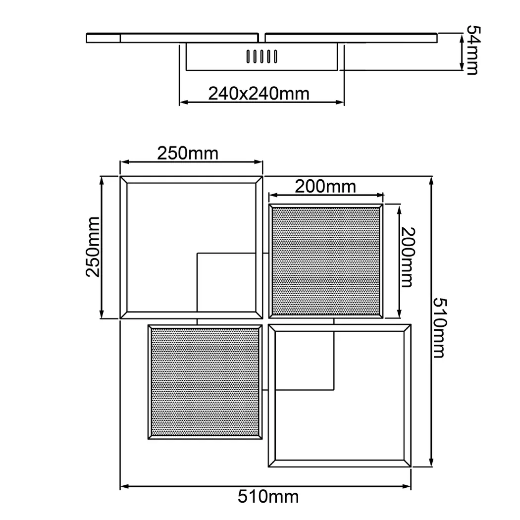 LED-Deckenleuchte Zelia