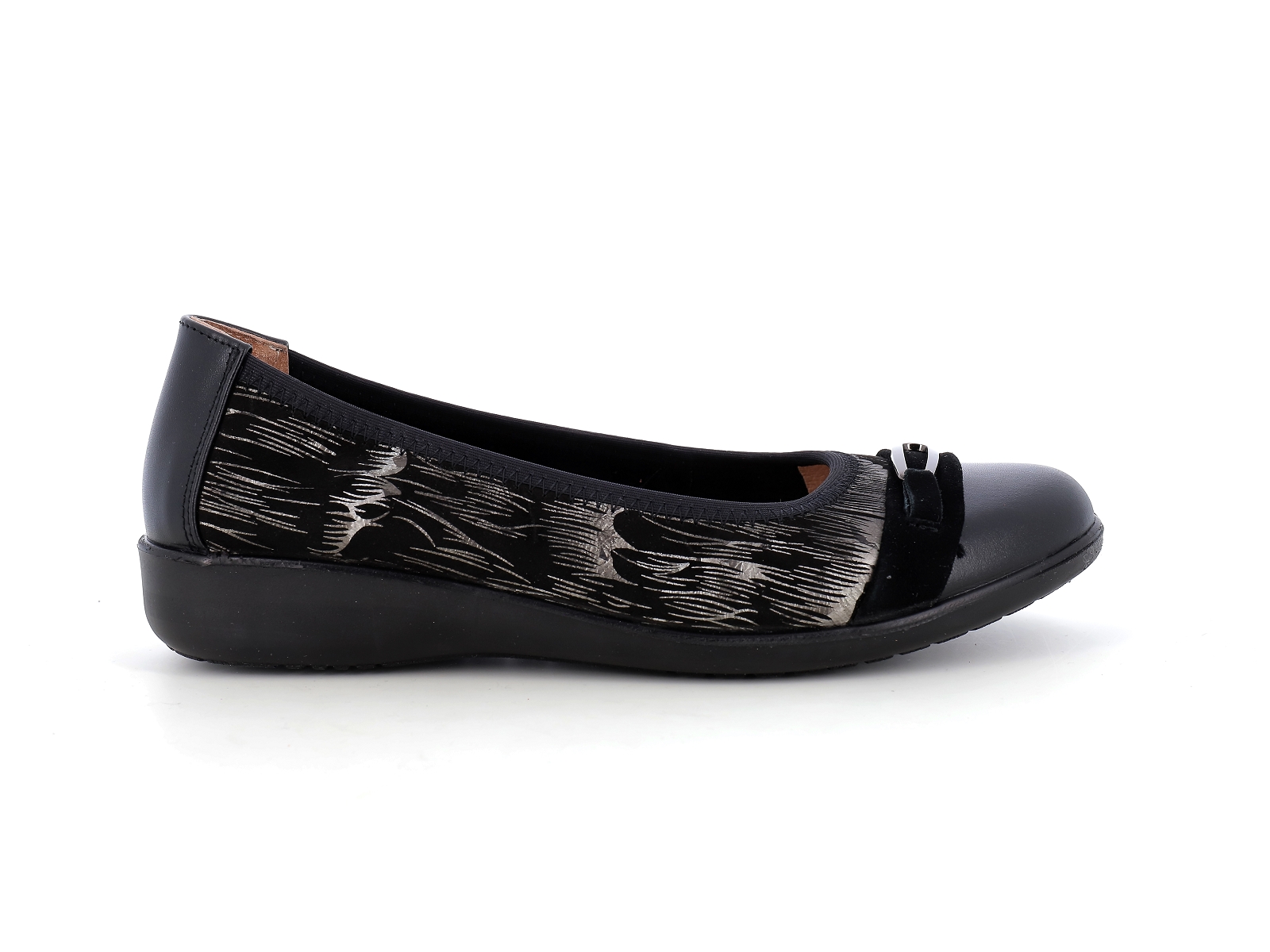 Inea-SACHET Cuir Noir Bronze