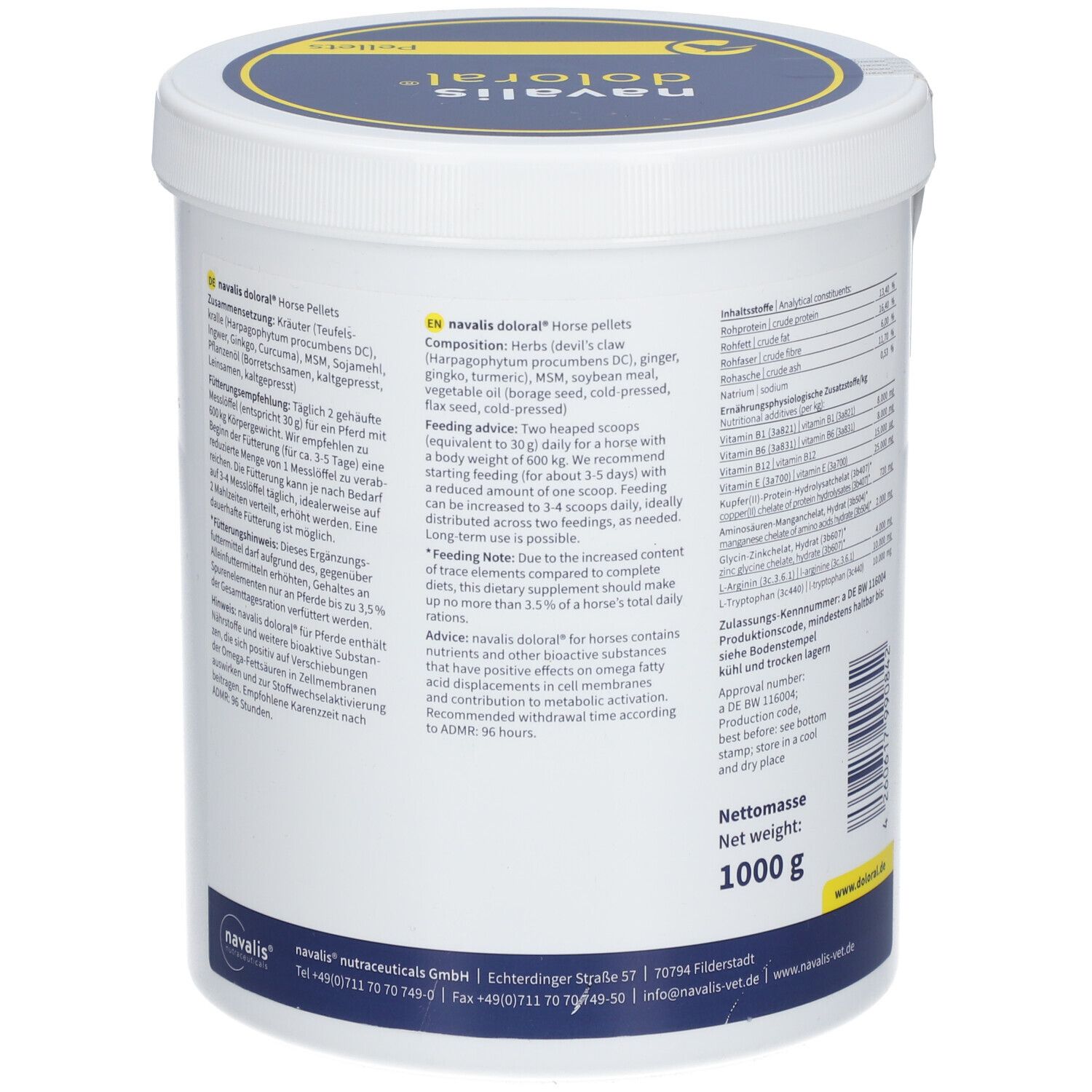 navalis doloral® HORSE Pellets
