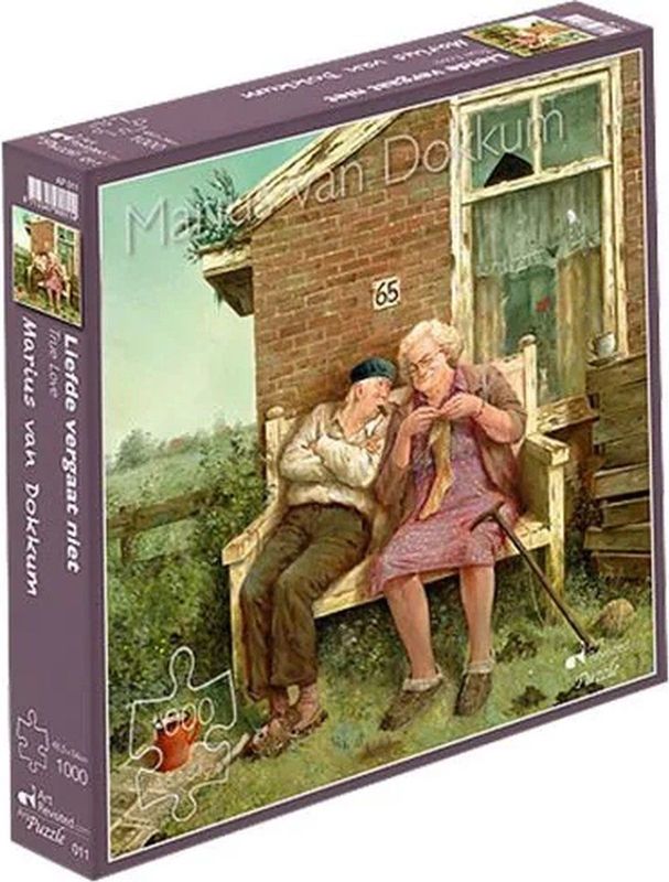 Marius van Dokkum - Puzzel - Liefde Vergaat Niet - 1000 Stukjes - Art Revisited