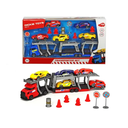Dickie Toys Transporter Set, 1 Stück, 2-fach sortiert