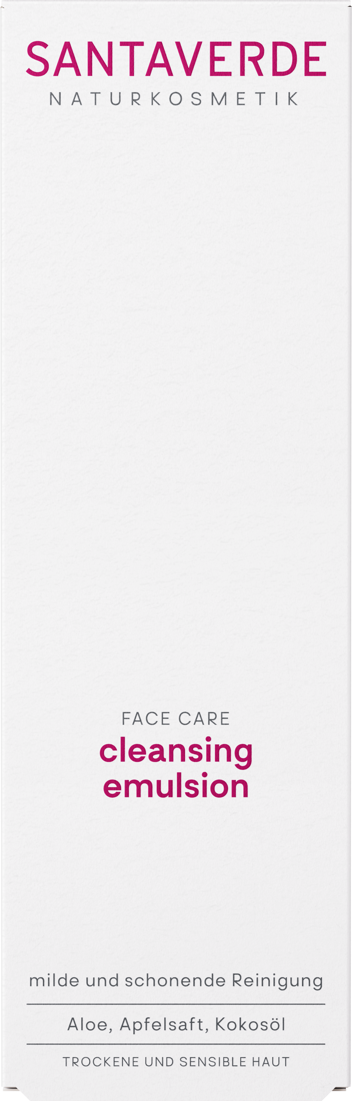 SANTAVERDE  FACE CARE cleansing emulsion, 100 ml