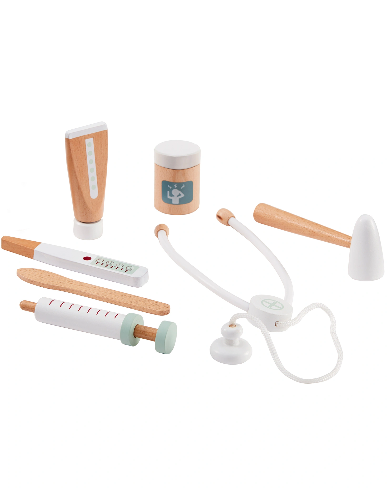 Arztkoffer NATURAL 8-teilig in natur