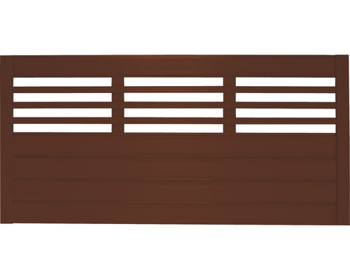 Voortuinhek Konsta Style 180 x 90 cm bruin