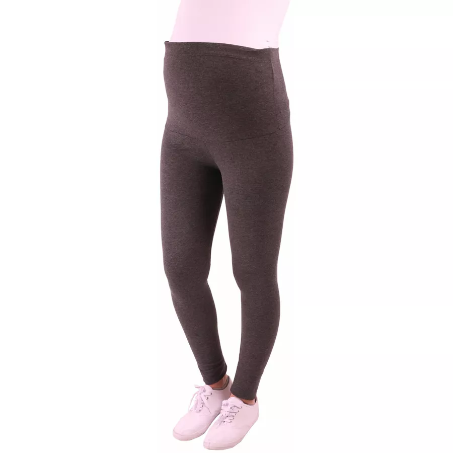 M.M.C. Umstandsleggings Komfortabel Dunkelgrau