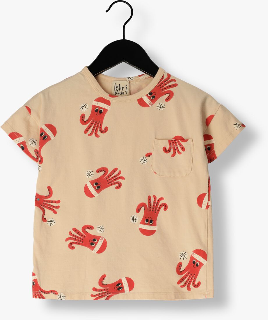 L\u00D6TIEKIDS beige l&ouml;tiekids t-shirt s24-09-26