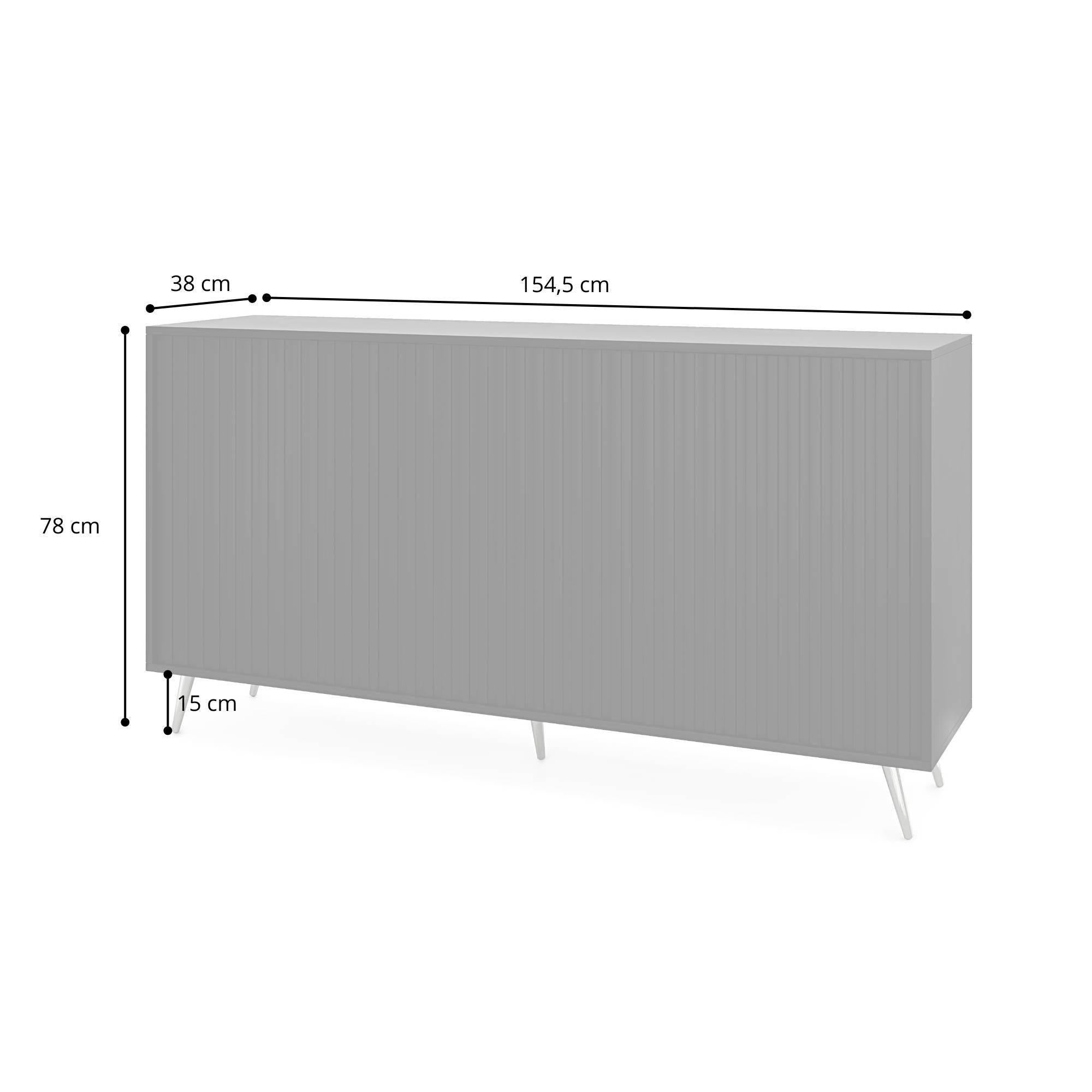 Selsey Design Dressoir Giulia 3 deurs