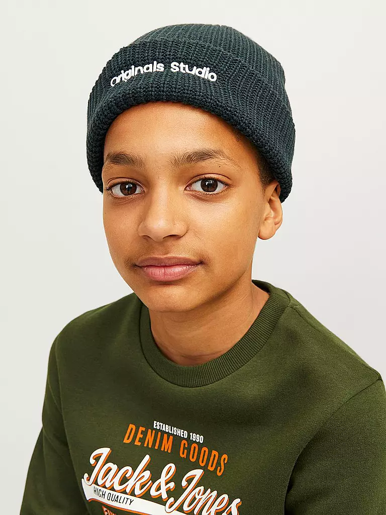 JACK & JONES Jungen Mütze - Haube JACVESTERBRO dunkelgrün