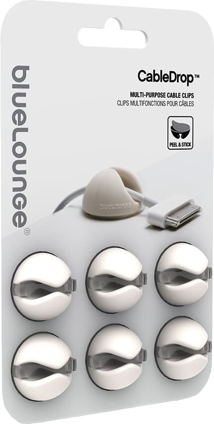 BlueLounge CableDrop kabelholdere CD-WH (hvid)