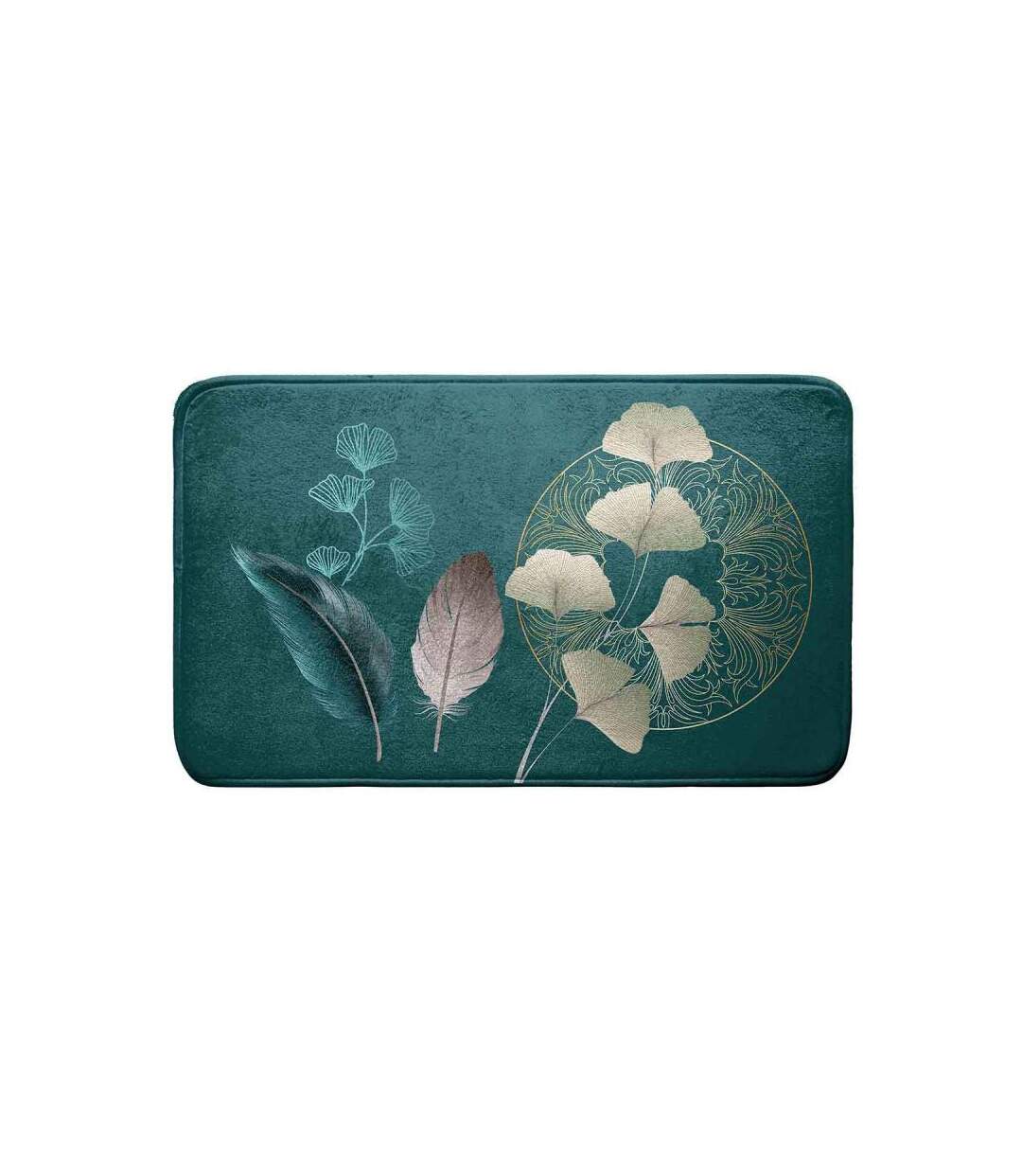 Tapis de Bain Microfibre Ginkoblue 45x75cm Vert