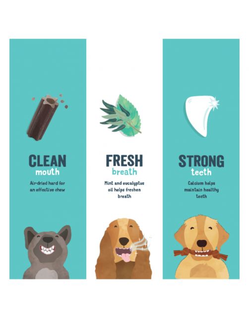 Edgard&Cooper Doggy Dental Appel - Hondensnacks