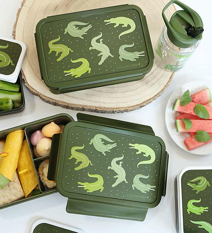 A Little Lovely Company Brotdose - Bento - Krokodile