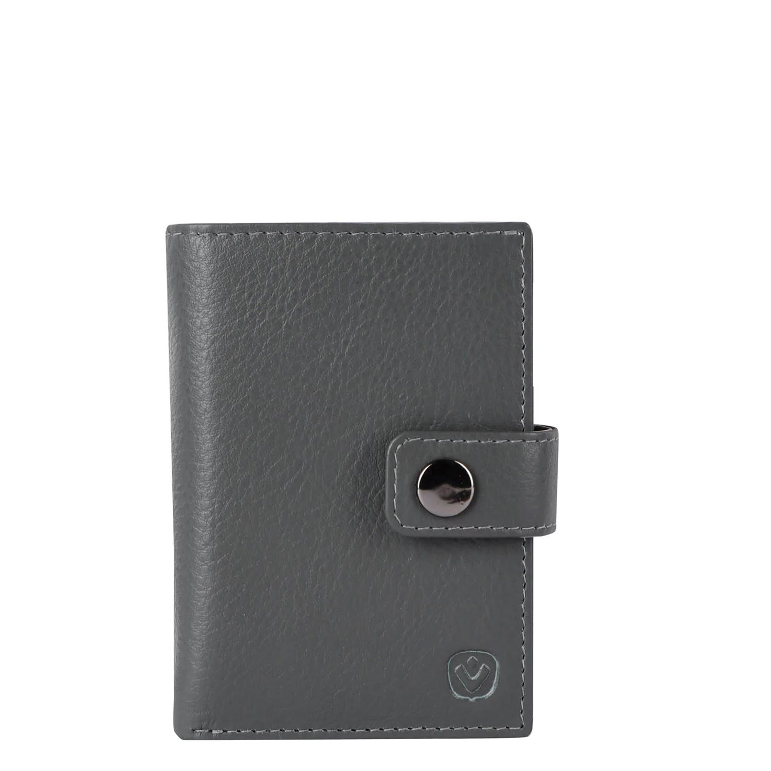 Valenta Card Wallet Leather MagSafe Luxe grey