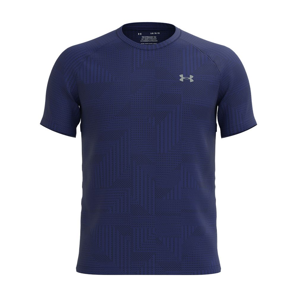 Under Armour UA STREAKER DECO DIAMOND - Maillot Homme sonar blue/black/reflective