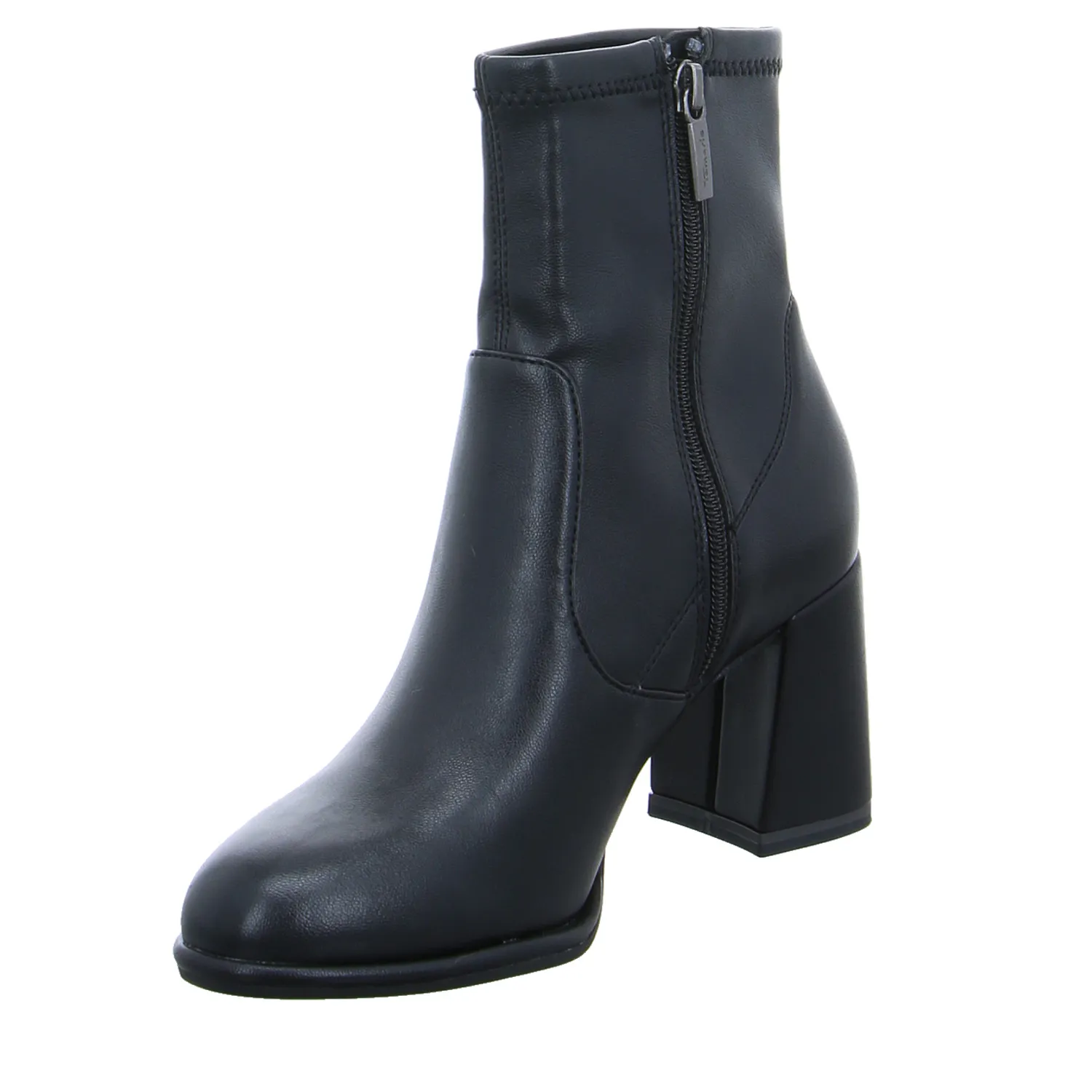 TAMARIS Stiefelette Schwarz Lederimitat