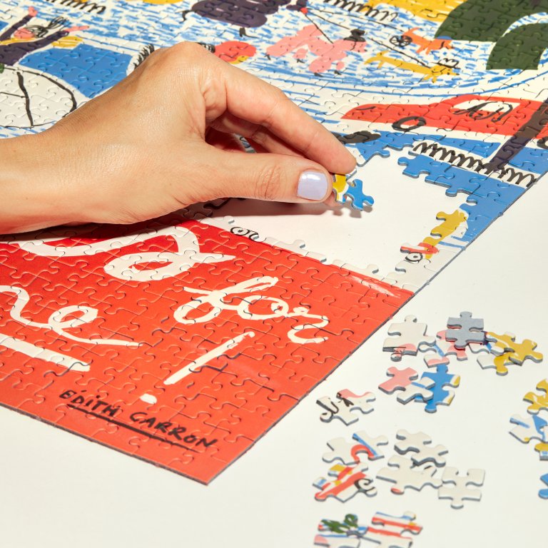 Wonderpieces, zeitgenössisch puzzeln