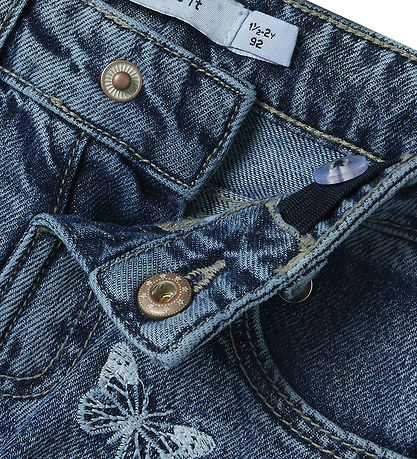 Name It Jeans - Noos - NmfBella - Medium+ Blue Denim m. Sommerne