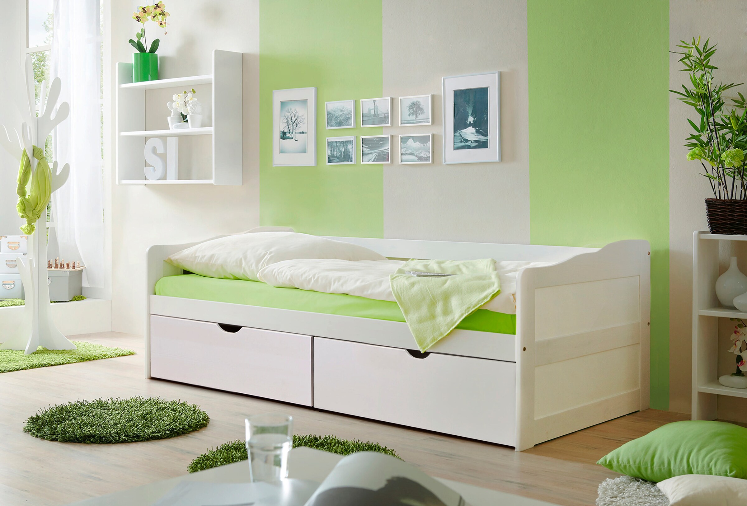 Ticaa Sofabett Funktionsbett Gästebett Melanie Kiefer Weiß