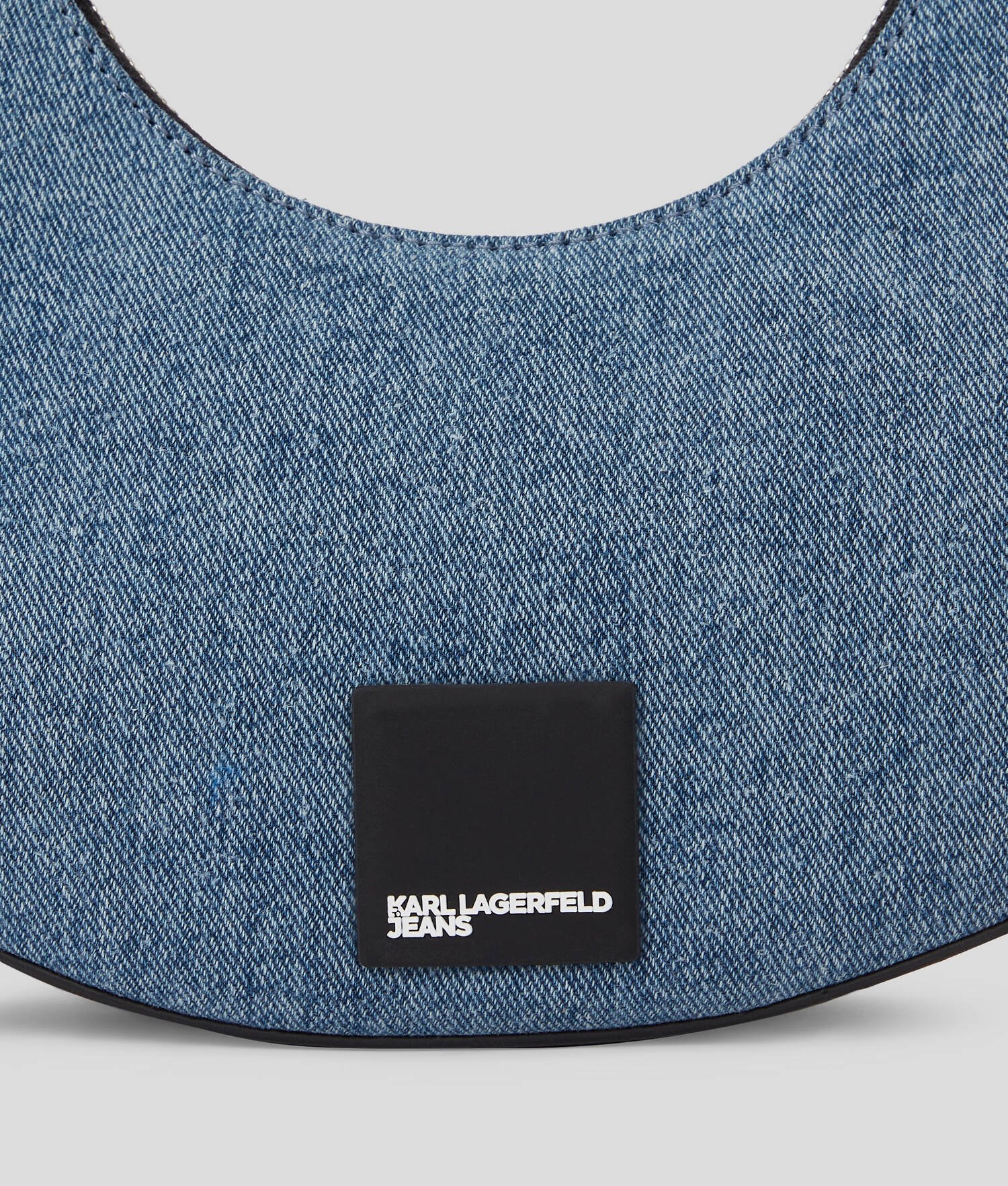 PETIT SAC PORTÉ ÉPAULE EN DENIM DEMI-LUNE KLJ