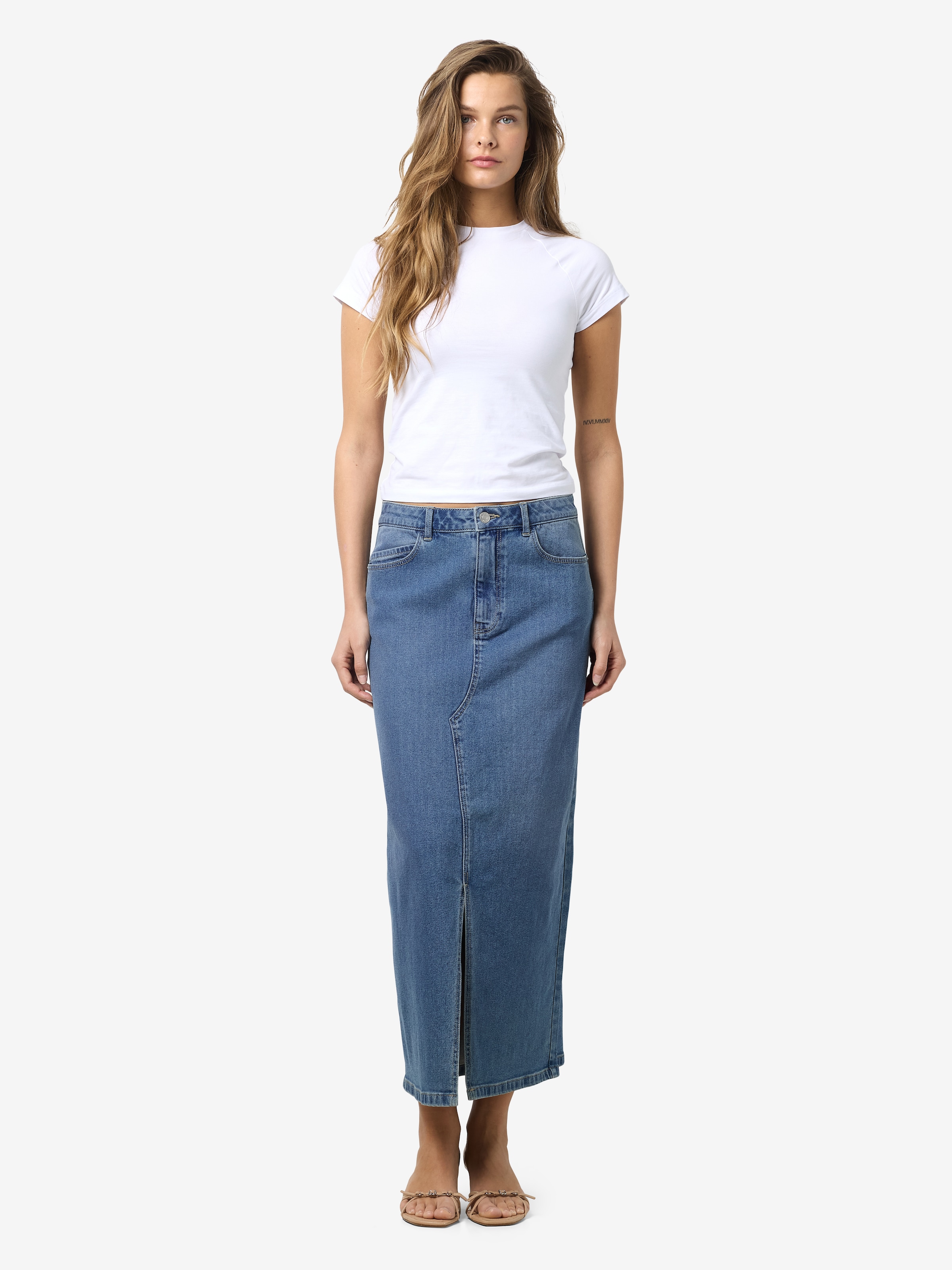 Noisy may Jeansrock »NMKATH NW SLIT MIDI SKIRT VI477MB NOOS«