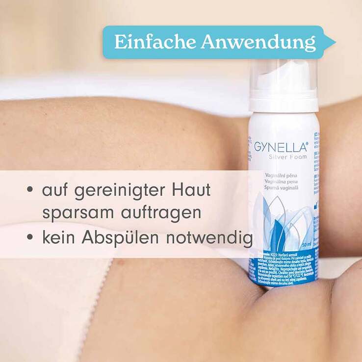 GYNELLA® Silver Foam Schaum, 50 ml